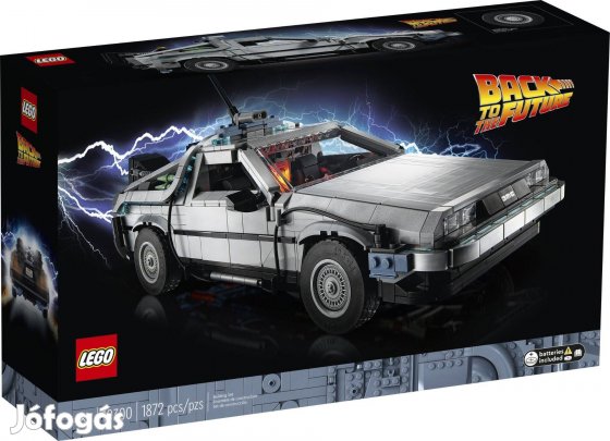 LEGO Icons 10300 Back to the Future Time Machine új, bontatlan utánvét