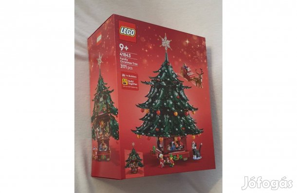 LEGO Icons - Családi karácsonyfa dekoráció (41843) Új!