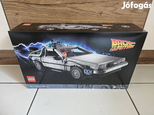 LEGO Icons - Vissza a jövőbe időgép 10300 bontatlan, új