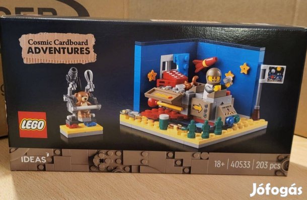 LEGO Ideas - Űrbéli karton kalandok (40533) új, bontatlan