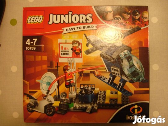 LEGO Juniors 10759 Nyúlányka üldözése a háztetőn Bontatlan