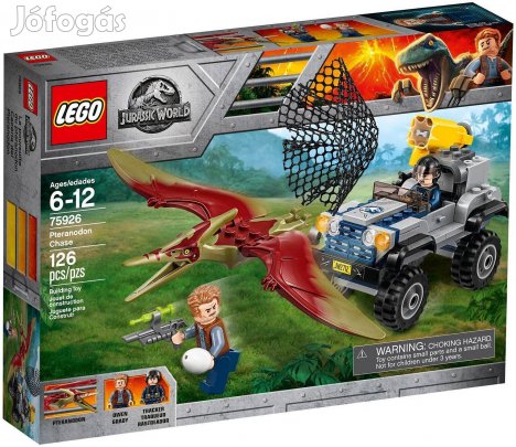 LEGO Jurassic World 75926 Pteranodon Chase új, bontatlan utánvét