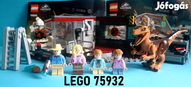 LEGO Jurassic World 75932 Jurassic Park Velociraptor Chase, útmutató