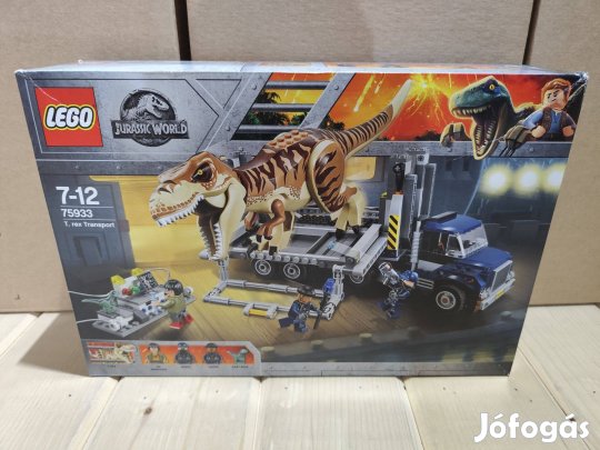 LEGO Jurassic World 75933 T. Rex Transport új, bontatlan