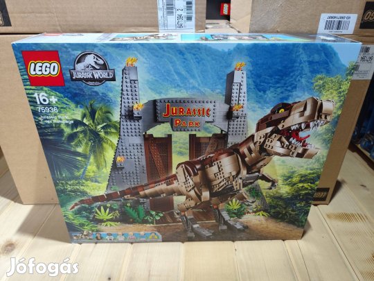 LEGO Jurassic World 75936 T. rex Rampage új, bontatlan utánvét