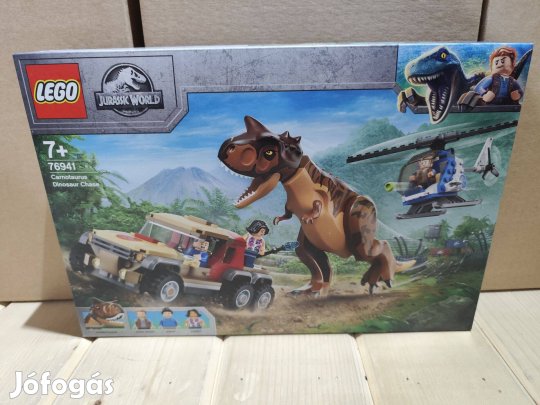 LEGO Jurassic World 76941 Carnotaurus Dinosaur Chase új, bontatlan