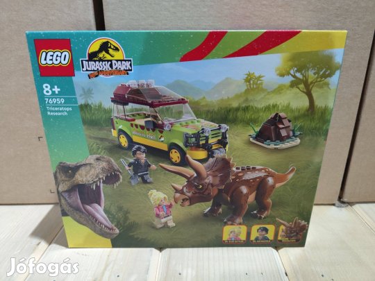 LEGO Jurassic World 76959 Triceratops Research új, bontatlan