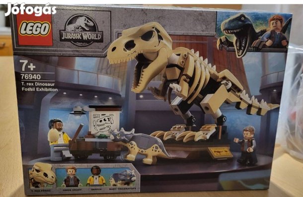 LEGO Jurassic World - T-Rex őskövület kiállítás (76940) új, bontatlan