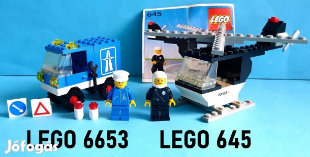 LEGO Legoland 6653 Highway Emergency Van (1982), 645 Police Helicopter