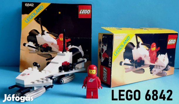 LEGO Legoland Classic Space 6842 Shuttle Craft (1981) doboz, útmutató