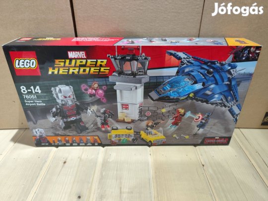 LEGO Marvel Super Heroes 76051 Super Hero Airport Battle új, bontatlan