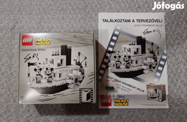 LEGO Mickey Mouse - Steamboat Willie (21317) Dedikált!