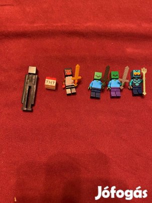 LEGO Minecraft minifigurák (Minecraft zombi, enderman, egyéb)