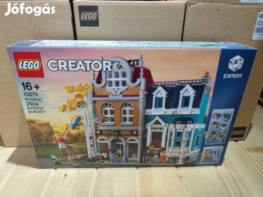 LEGO Modular Buildings 10270 Bookshop új, bontatlan utánvét