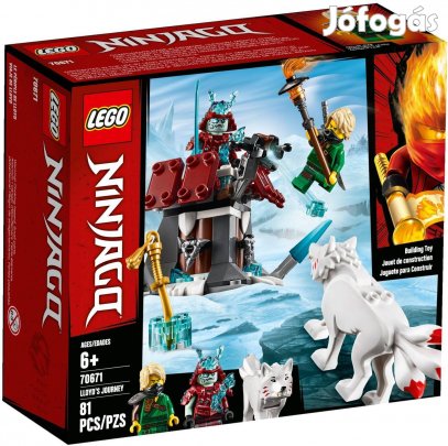LEGO Ninjago 70671 Lloyd's Journey új, bontatlan utánvét