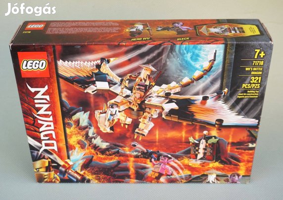 LEGO Ninjago 71718 - Wu harci sárkánya - 2 minifigura / 321 Darab