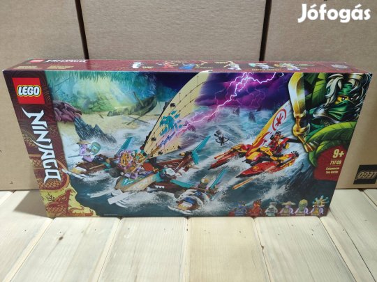 LEGO Ninjago 71748 Catamaran Sea Battle új, bontatlan utánvét