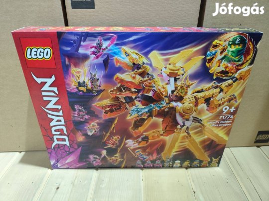 LEGO Ninjago 71774 Lloyd's Golden Ultra Dragon új, bontatlan utánvét