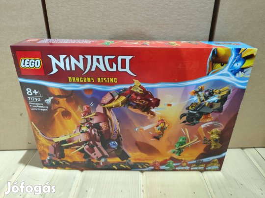 LEGO Ninjago 71793 Transforming Lava Dragon új, bontatlan utánvét