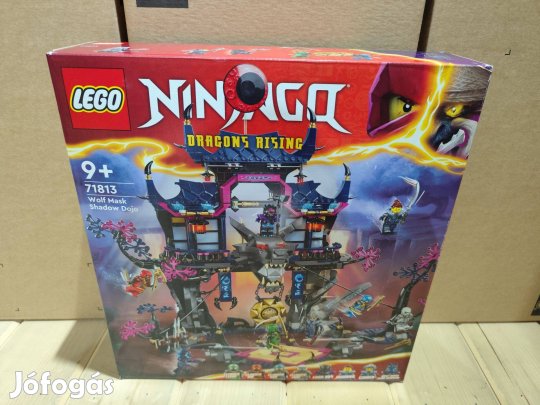 LEGO Ninjago 71813 Wolf Mask Shadow Dojo új, bontatlan utánvét