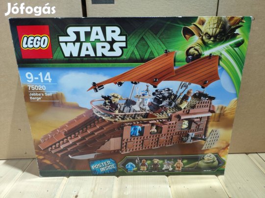 LEGO Star Wars 75020 Jabba's Sail Barge új, bontatlan