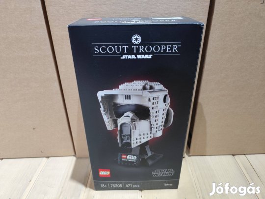 LEGO Star Wars 75305 Scout Trooper Helmet új, bontatlan utánvét