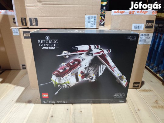 LEGO Star Wars 75309 Republic Gunship új, bontatlan utánvét
