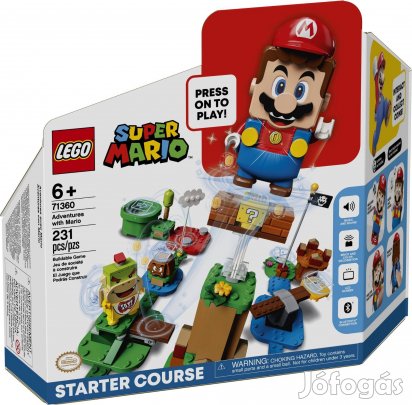 LEGO Super Mario 71360 Adventures with Mario új, bontatlan utánvét