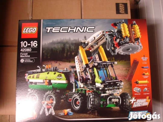 LEGO Technic 42080 Forest Harvester Erdészeti fakitermelő gép Új