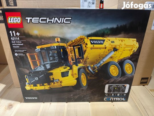 LEGO Technic 42114 6x6 Volvo Articulated Hauler új, bontatlan