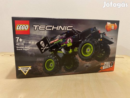 LEGO Technic 42118 Monster Jam Grave Digger Új, bontatlan