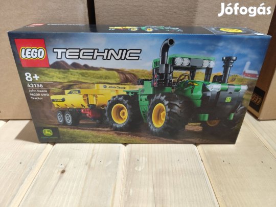 LEGO Technic 42136 John Deere 9620R 4WD Tractor új, bontatlan