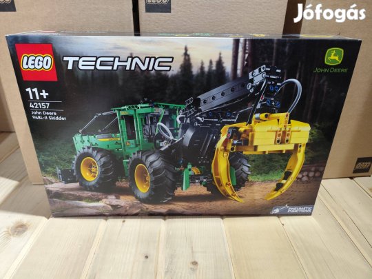 LEGO Technic 42157 John Deere 948L-II Skidder új, bontatlan