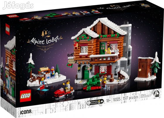 LEGO Winter Village 10325 Alpine Lodge új, bontatlan utánvét