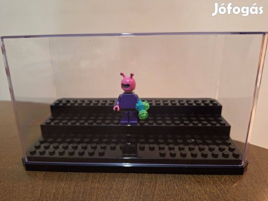 LEGO minifigura vitrin minifigurák tárolására rakásolható XL méret
