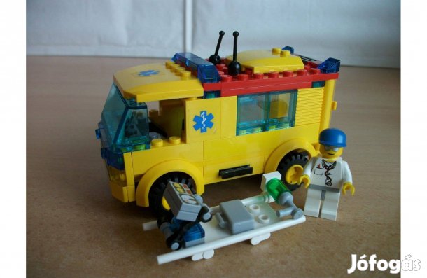 LEGO sárga mentőautó