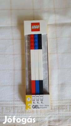 LEGO zselés toll készlet piros kék fekete Bontatlan