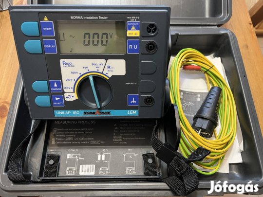 LEM Unilap ISO szigetelésvizsgáló érintésvédelmi műszer