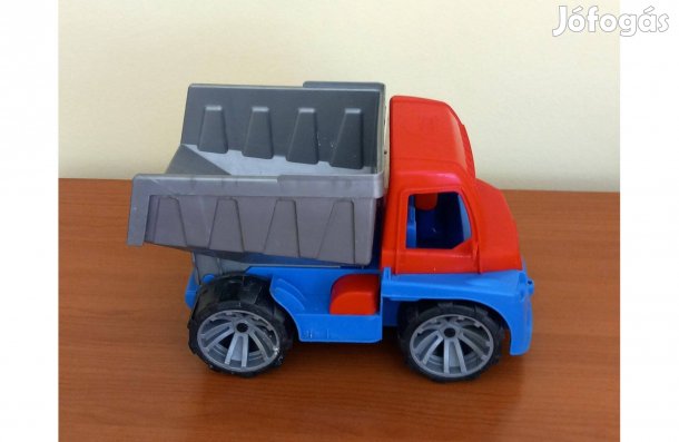 LENA játék dömper, billencs (27 cm), vezetőfülkébe ültethető figurával