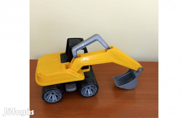 LENA játék markoló gép, kotrógép, kanalas