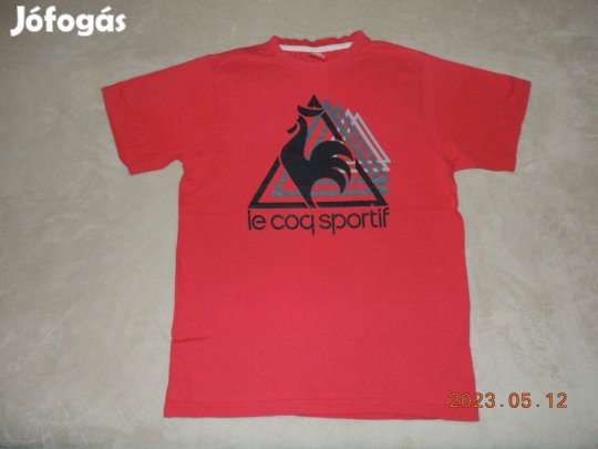LE Coq Sportif piros férfi póló , kb.S-es