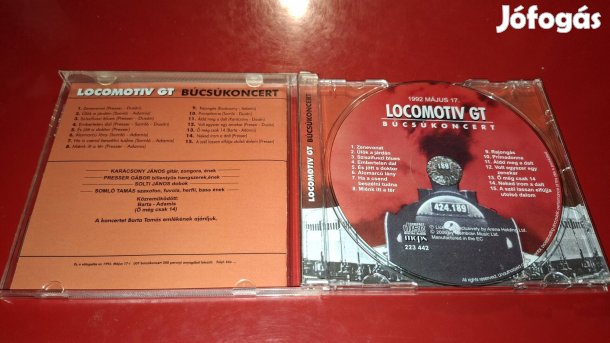 LGT Locomotív Gt Búcsúkoncert Cd ( Red disc ) 2006