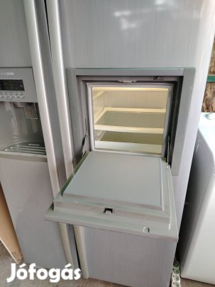 LG 180 cm Inox Side by side amerikai kétajtós hűtő