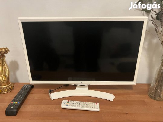 LG 24TK410V-WZ 61 cm HD LED fehér Monitor TV Tv és monitor egyben