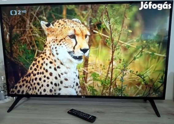 LG 43LJ500V, full hd, 108cm, usb, led tv, smart és wifi megoldható