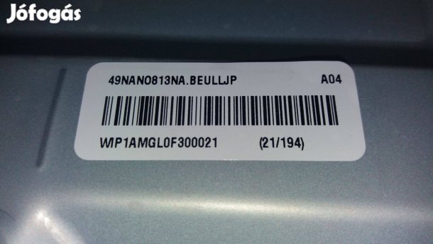 LG 49Nano813 SEL490W0 LED tv komplett háttér világítás alkatrésznek