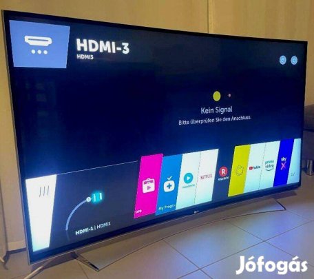 LG 55UG870V, 139cm, UHD, Smart, ívelt, 4K, passzív 3D, 8 széria, led