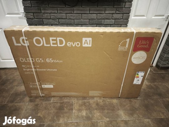 LG 65G5 165CM Csúcs OLED TV! 165HZ! SMART WIFI. Új