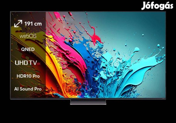 LG 75Qned87T 190 cm-es 4K Qned Gaming Erőmű, 120Hz-el és 3ms válaszidő