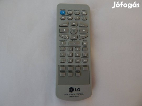 LG AKB30648702 DVD Távirányító Távkapcsoló Eredeti